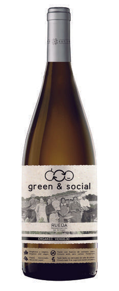 Green & Social Rueda Organic Verdejo Bodega Cuatro Rayas