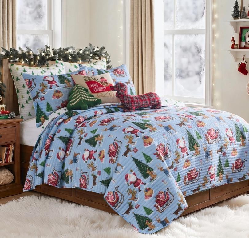 Santa's Gift Quilt Set