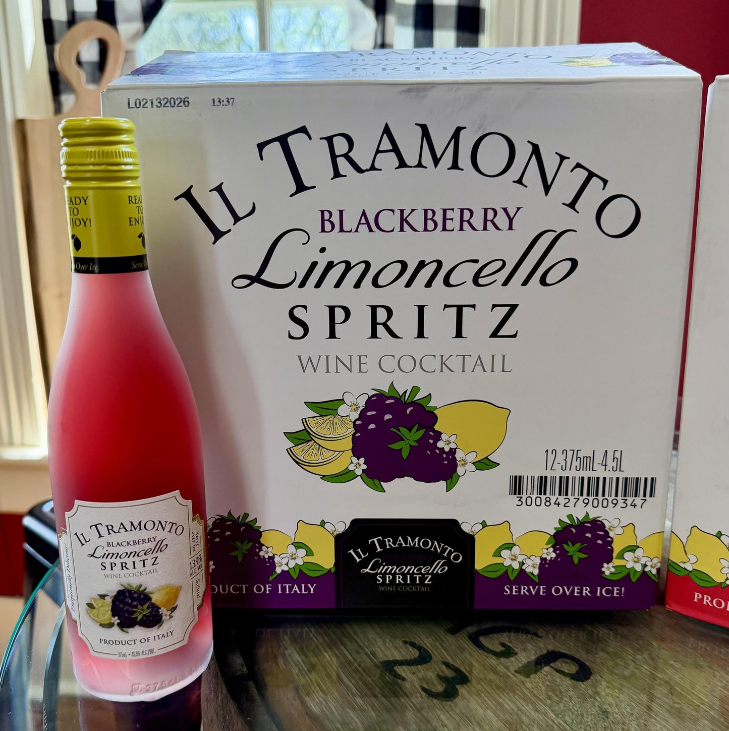IL Tramonto Blackberry Limoncello Spritz Wine Cocktail