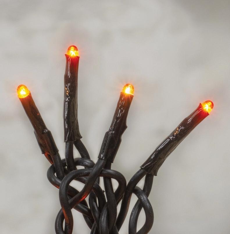 Orange Teeny Lights