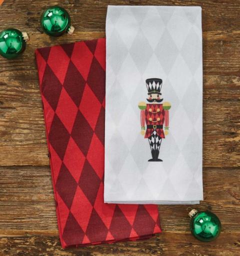 Nutcracker Dishtowel Set of 2