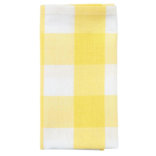 Wicklow Check Napkin (Yellow)