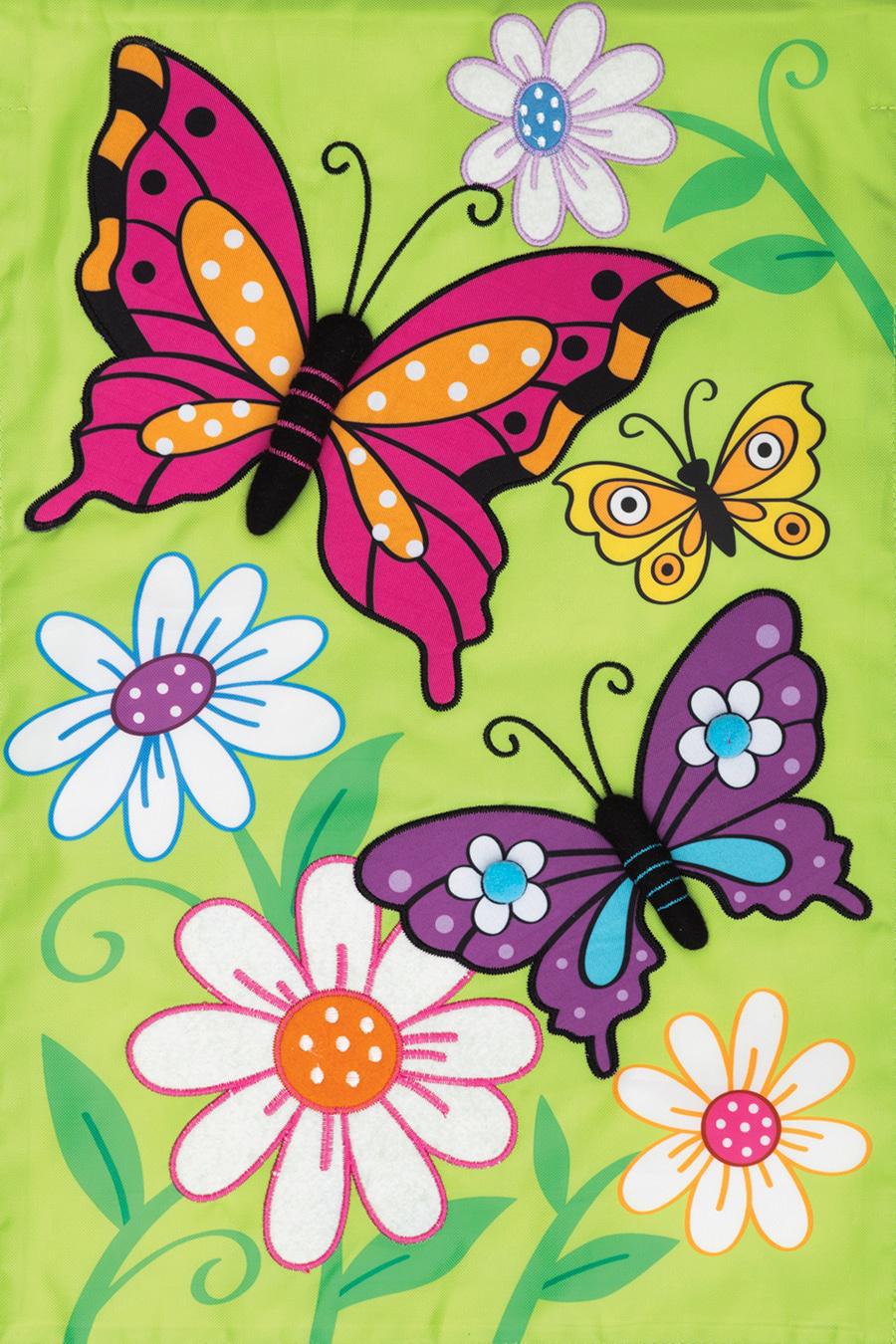 Applique-Butterflies & Daisies