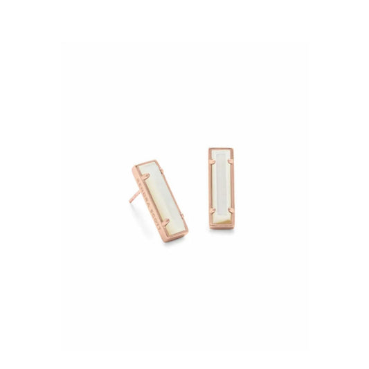 Kendra Scott Lady Stud Earrings in Rose Gold