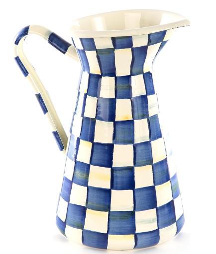 Mackenzie Childs Royal Check Practical Pitcher (Large)
