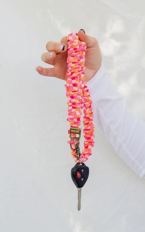 Andi X Katie Lynn Bright Checkered Lanyard
