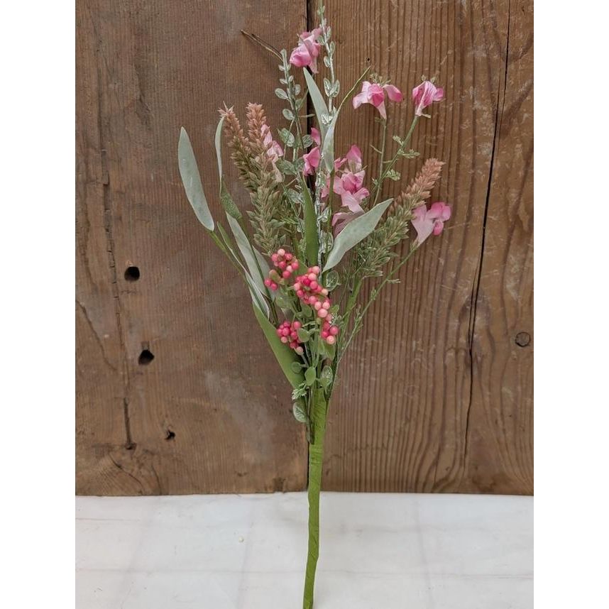 Pink Wildflower Pick