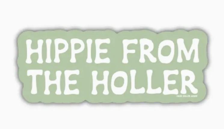Hippie from the Holler Sticker