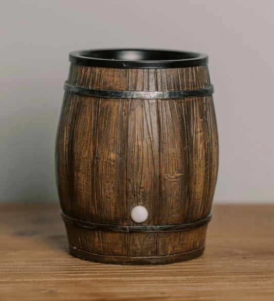 "Bourbon Barrel" Wax Warmer, Including Safety Timer