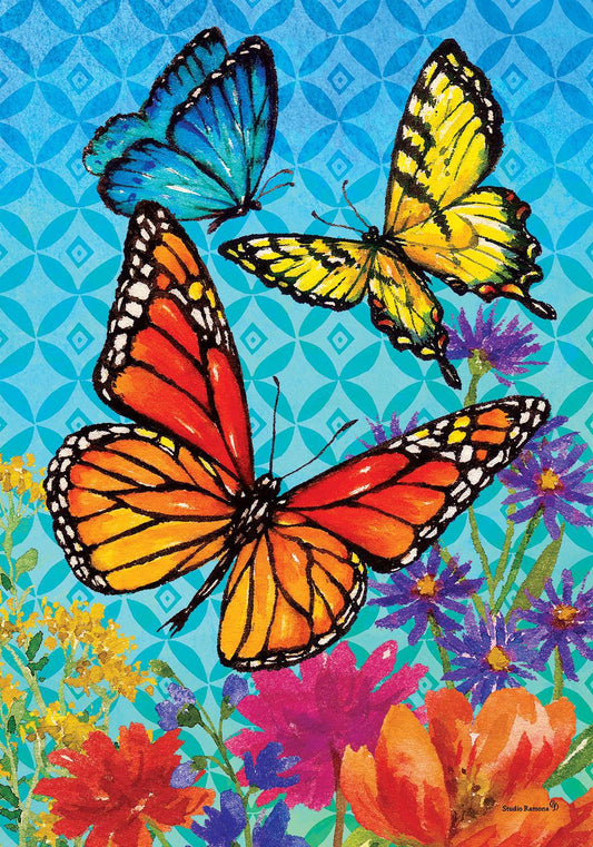 Butterflies & Wildflowers Flag