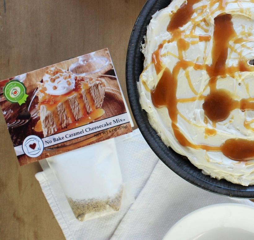 No Bake Caramel Cheesecake Mix