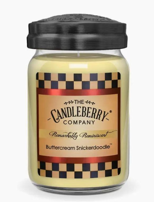 The Candleberry Company Buttercream Snickerdoodle™, Large Jar Candle