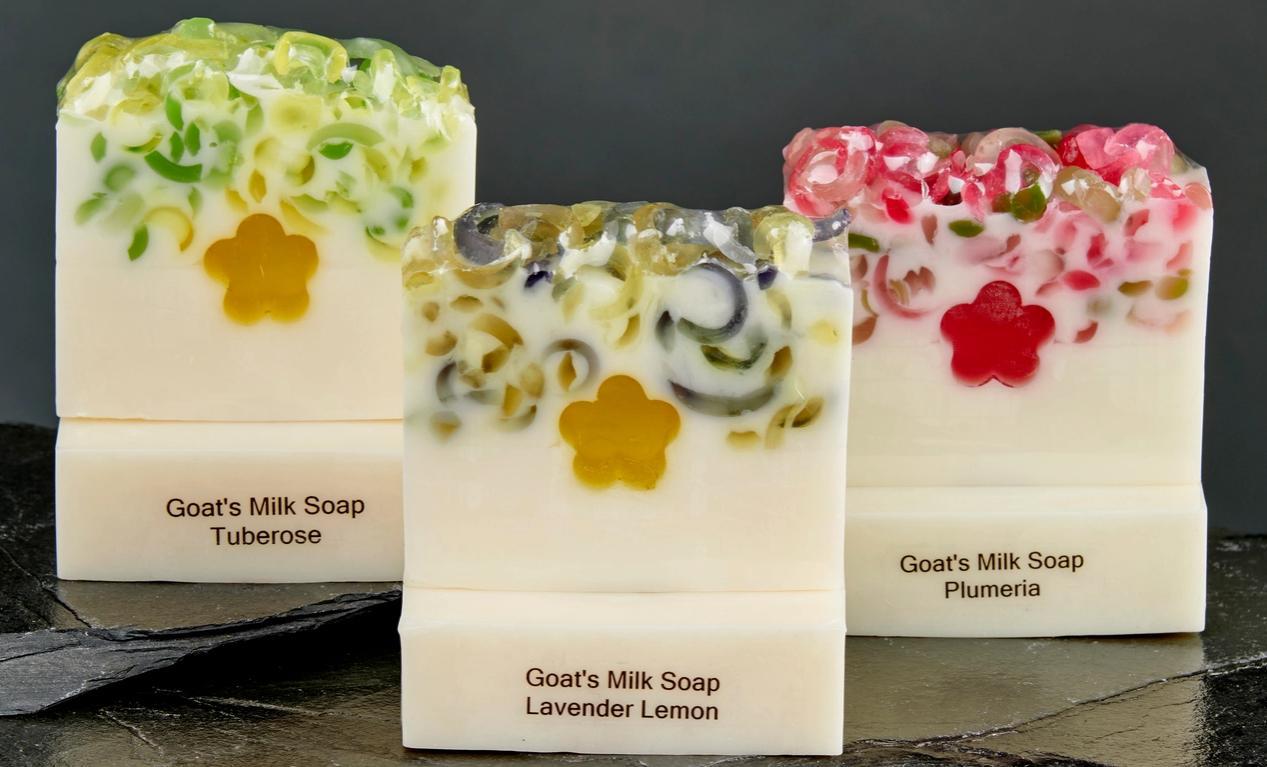 Goat's Milk Summer Bloom Soaps