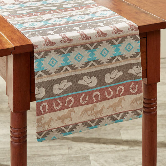 Park Design Ranch Jacquard Table Runner 54"