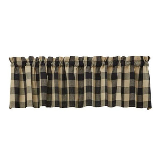 Wicklow Check Valance (Black)