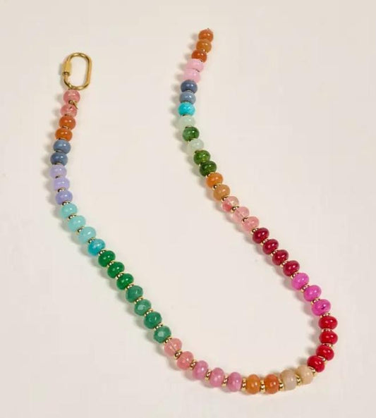 Stone Candy Necklace–Color Crush