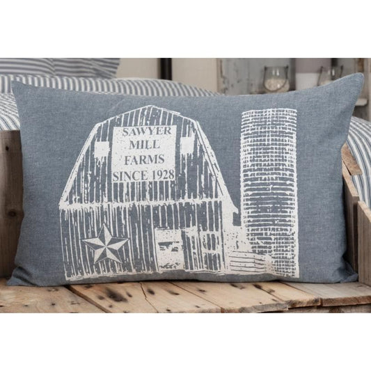 Sawyer Mill Blue Barn Pillow