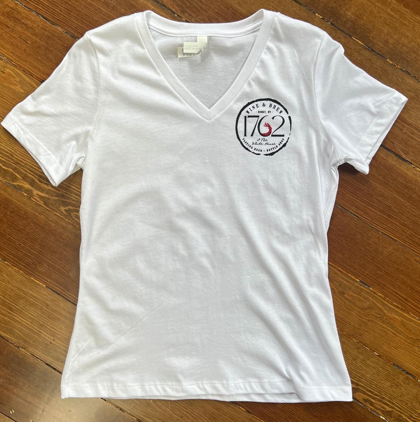 1762 Wine & Brew V-Neck (White)