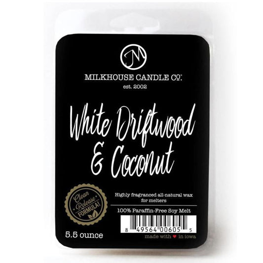 Milkhouse Candles White Driftwood & Coconut Melts