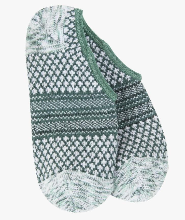 World's Softest Socks Gallery Footsie (Spruce Multi)