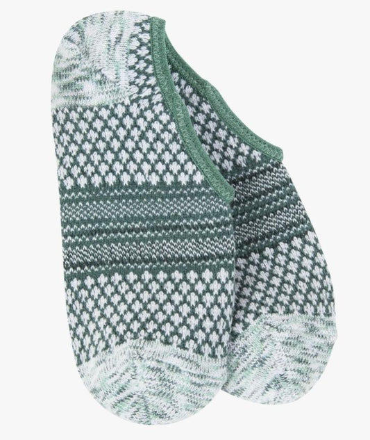 World's Softest Socks Gallery Footsie (Spruce Multi)