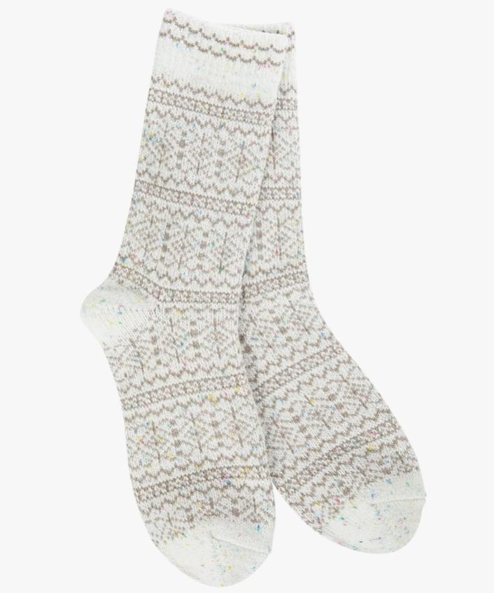 World's Softest Socks Weekend Crew (Holiday Confetti)