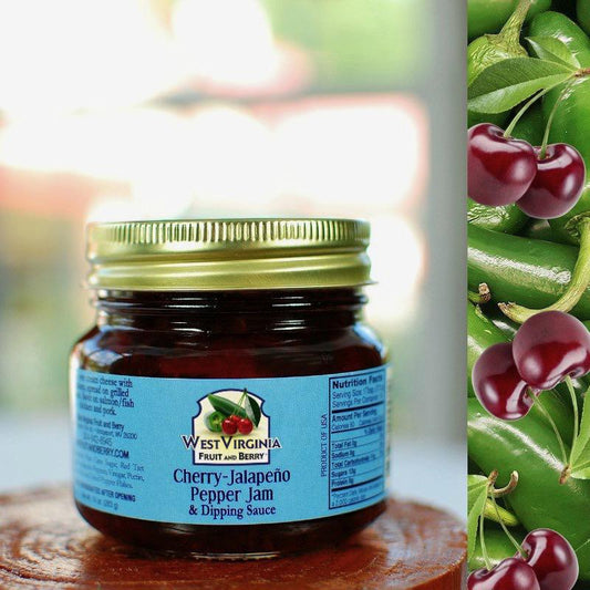 West Virginia Fruit & Berry Cherry-Jalapeño Pepper Jam