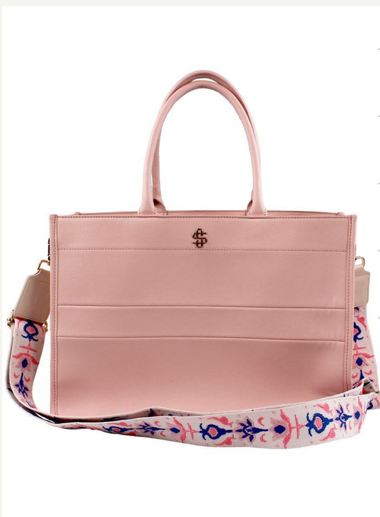 Simply Southern Leather Tote (Peach)
