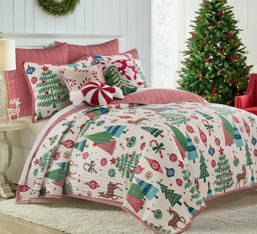 Tree Festival Quilt Set
