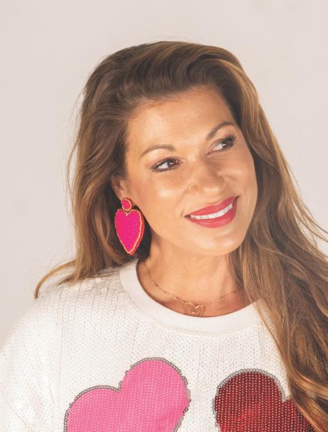 Simply Southern Valentines Heart Earrings