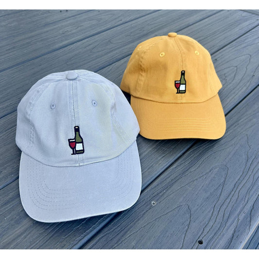 Wine Bottle with Glass Hat