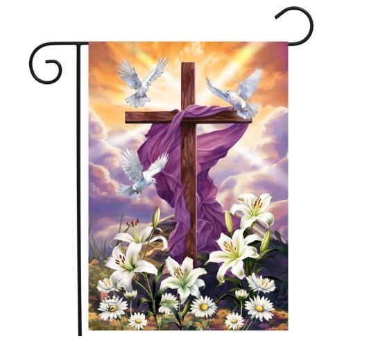 Sunrise Easter Cross Flag