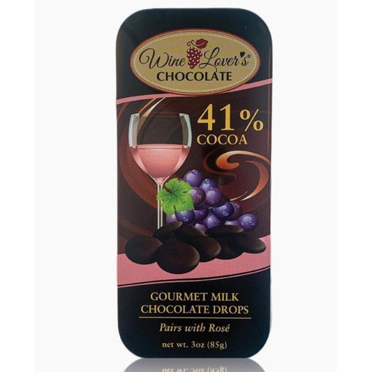 Wine Lover's Chocolate Tin Wine Lover's Chocolate - Pairs with Rose