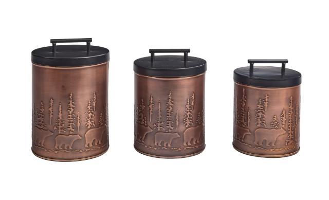 Park Design Bear Walk Canisters Set of 3