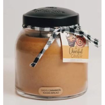A Cheerful Giver Candle Gigi's Cinnamon Raisin Bread Candle (34oz)
