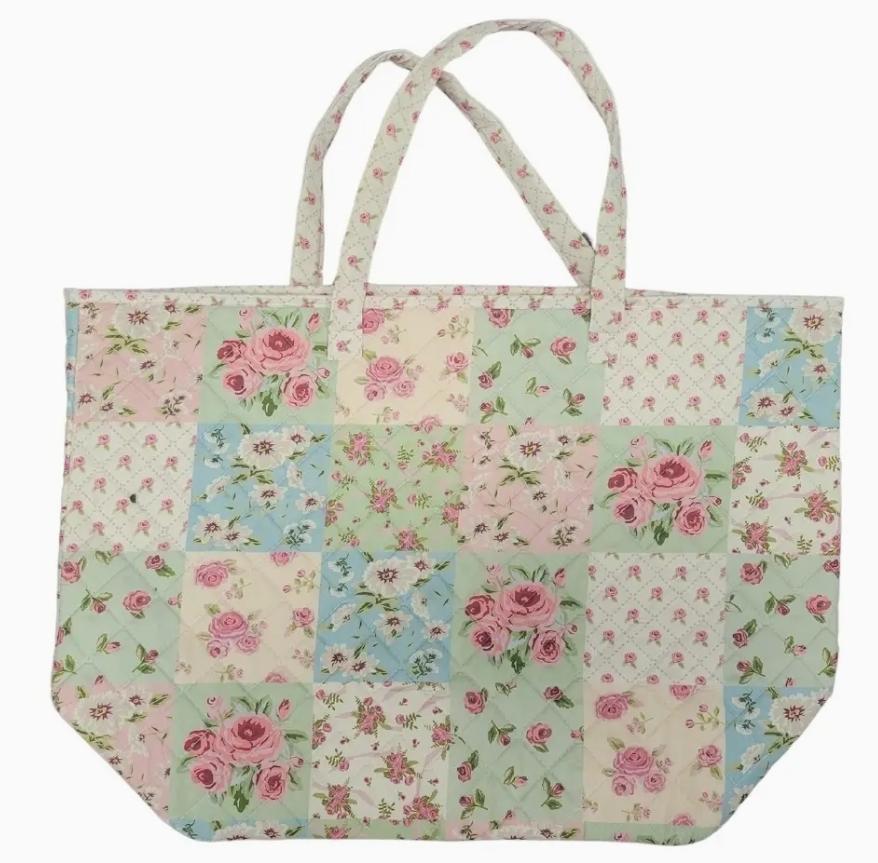 "Savannah" Designer Quilted Tote Bag