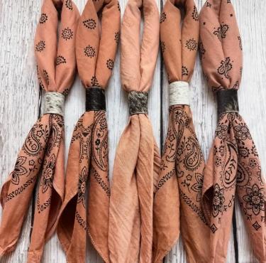 Sienna Hand Dyed Bandanas