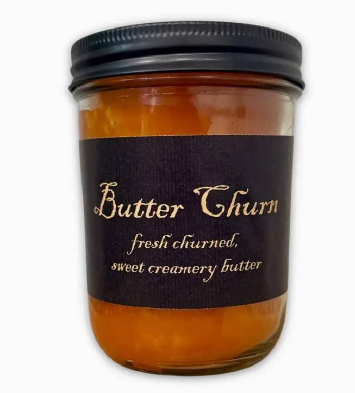 Black Label Butter Churn Candle| 16oz Mason Jar