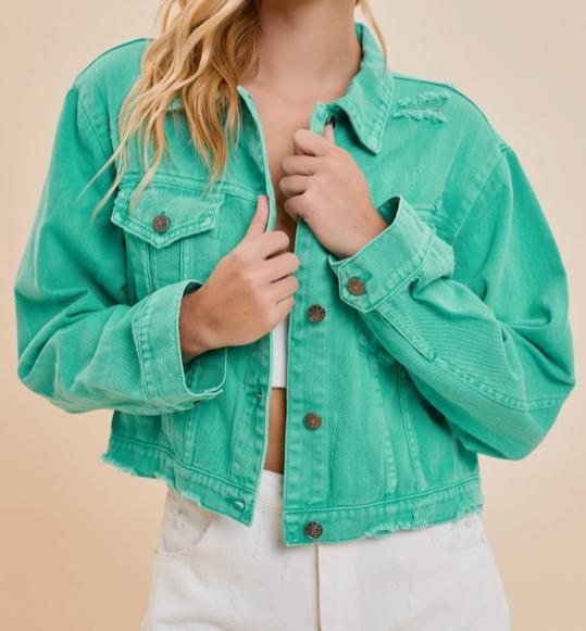 Peacock Denim Jacket