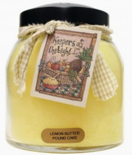 34oz Papa Jar Candle (Lemon Butter Pound Cake)