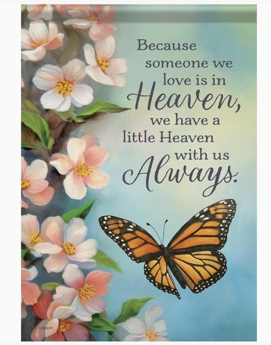"Heaven with Us" Dura Soft™ Garden Flag