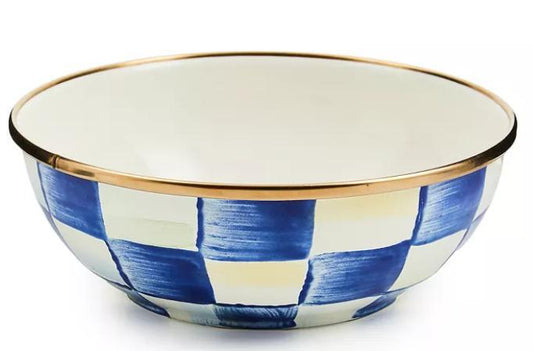 Mackenzie Childs Royal Check Everyday Bowl