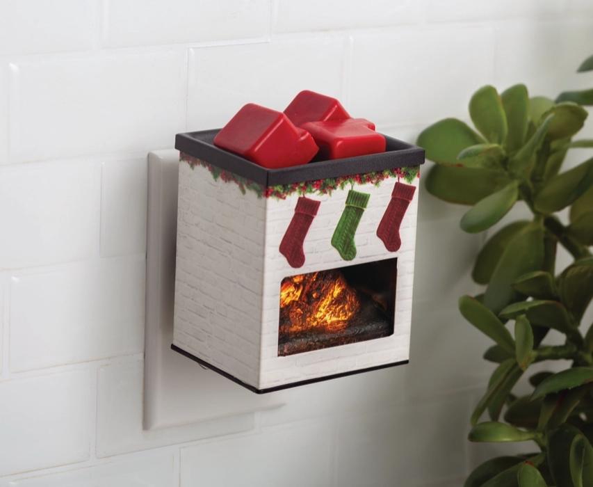 Pluggable Fragrance Warmer-Premium Holiday Fireplace