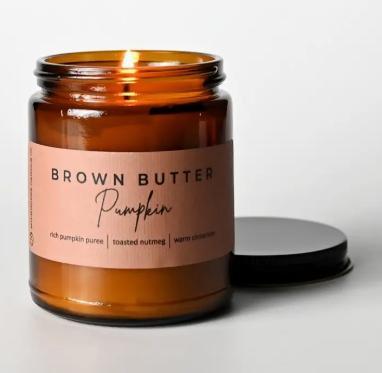 Milkhouse Candle Brown Butter Pumpkin | 7 oz Classic Statement Candle