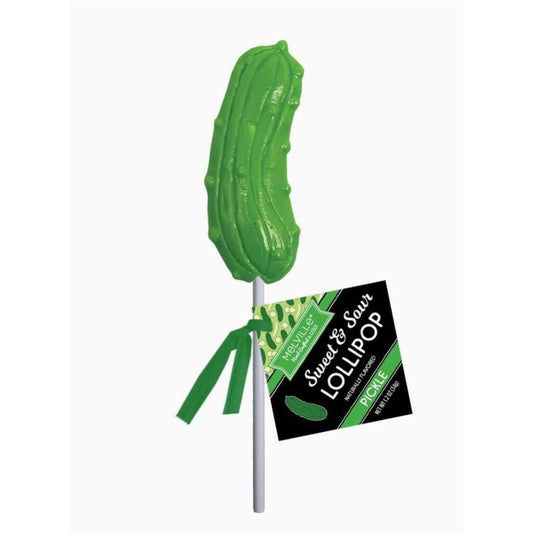 Sour Pickle Lollipops