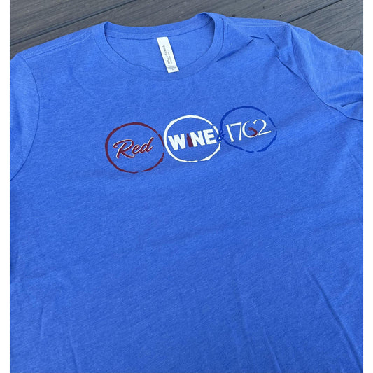 Red Wine & 1762 Tee (Blue)