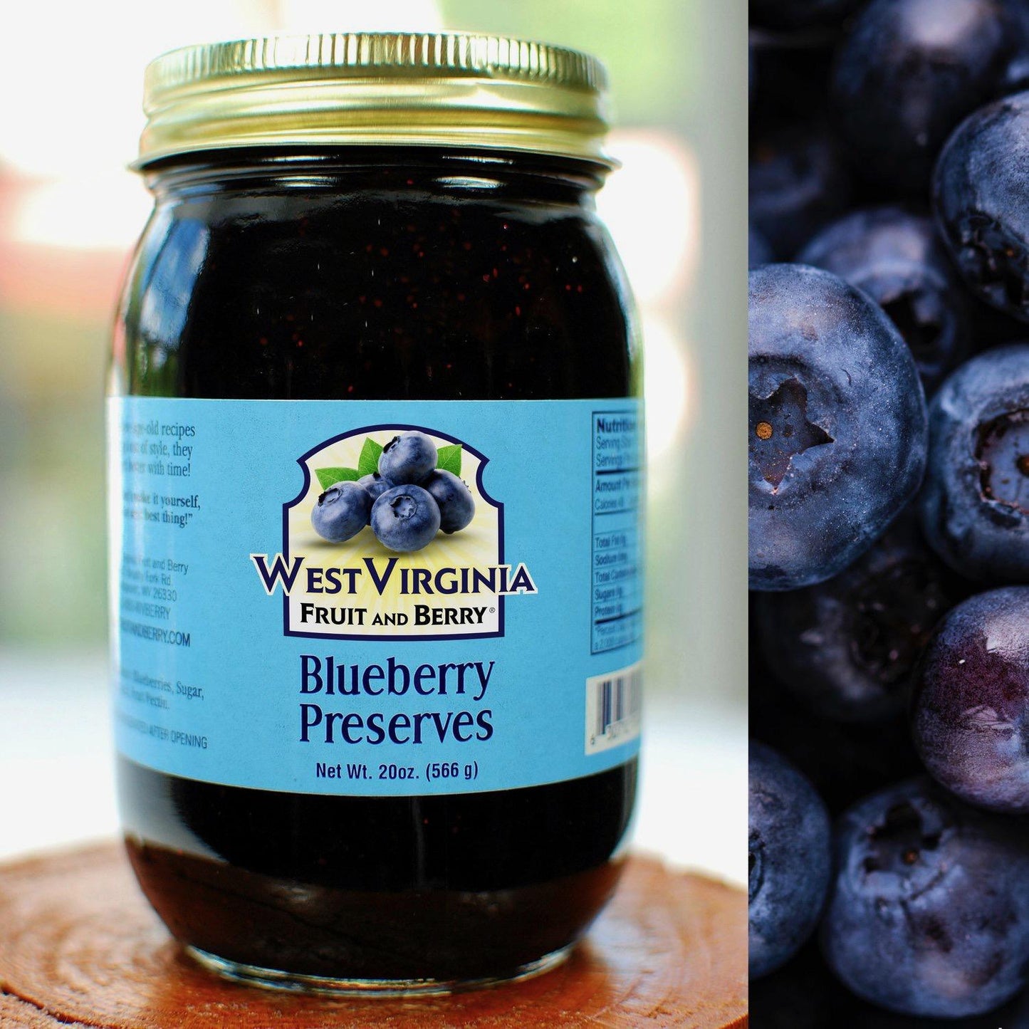 West Virginia Fruit & Berry Blueberry Preserves