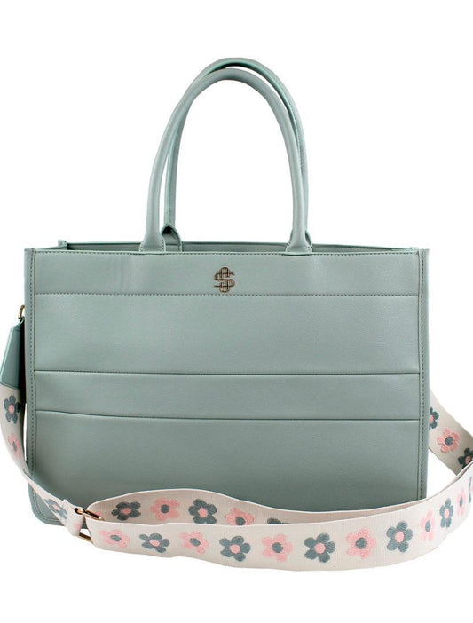 Simply Southern Leather Tote (Sage)