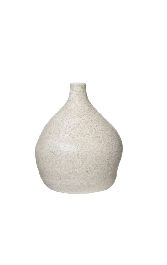 Distressed Terracotta Vase with Glaze