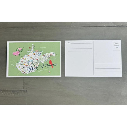 West Virginia 4" X 6" Postcard